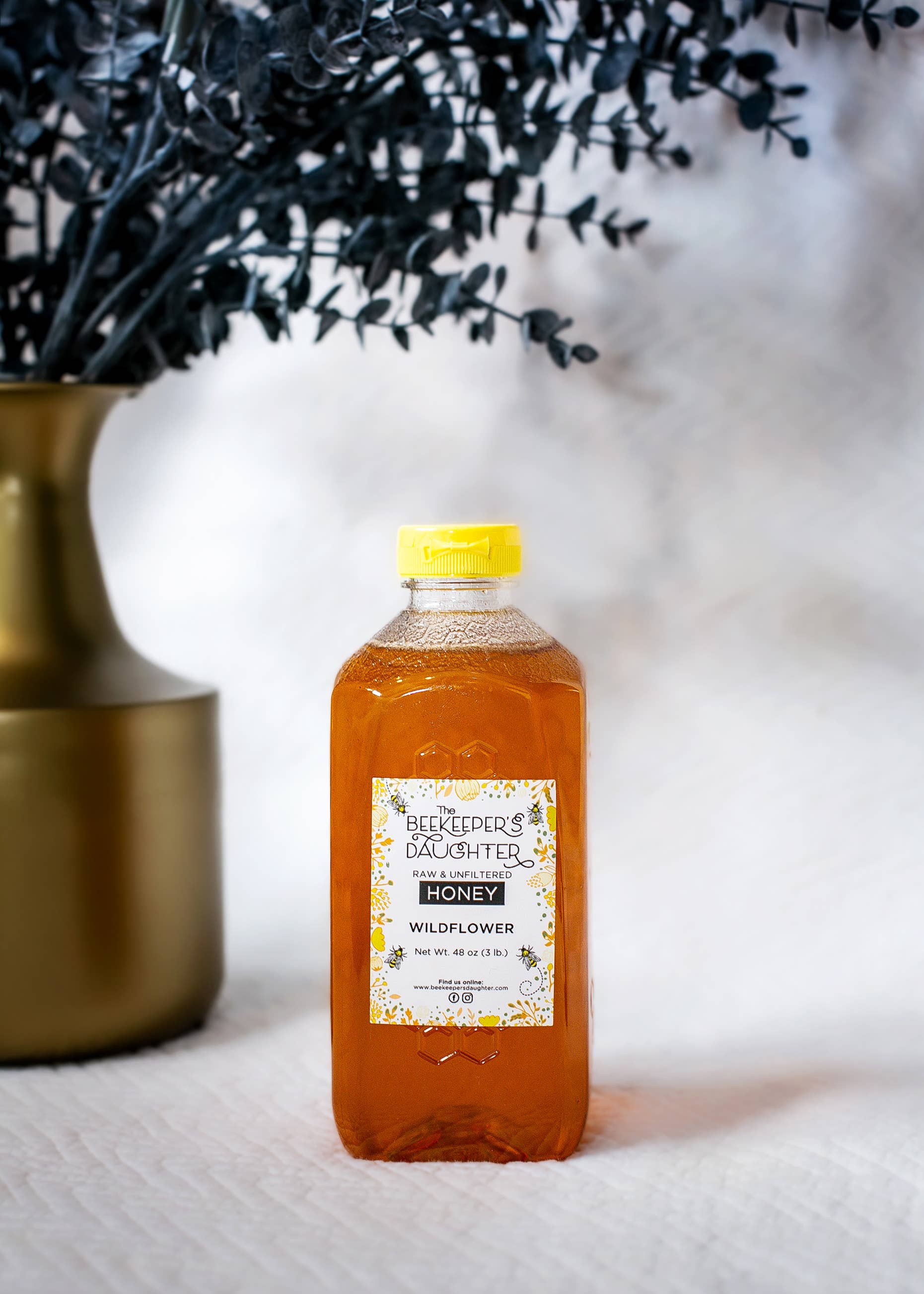 The Beekeeper's Daughter - Wholesale Honey - 3 LB Raw Wildflower Honey