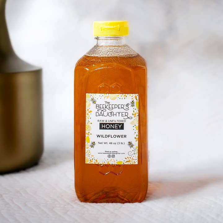 The Beekeeper's Daughter - Wholesale Honey - 3 LB Raw Wildflower Honey0