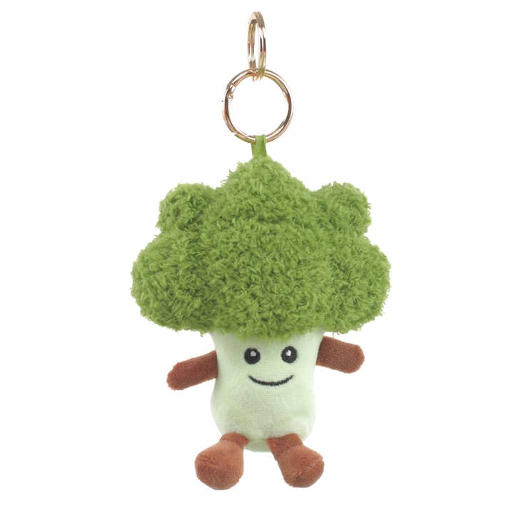 Bessie London - Wholesale Keychain - Women's - PLUSH BROCCOLI BAG CHARM2