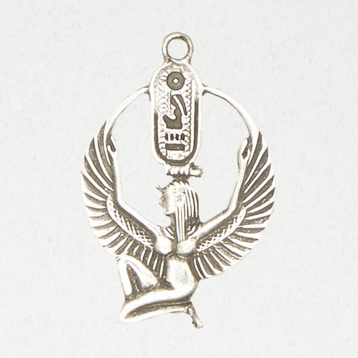 Nirvana LLC - Wholesale Individual Charm/Pendant - Goddess Pewter Pendant Necklace - Isis0
