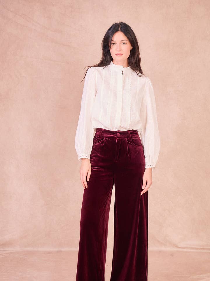 FELICE Velvet Pants for wholesale by Calie Paris