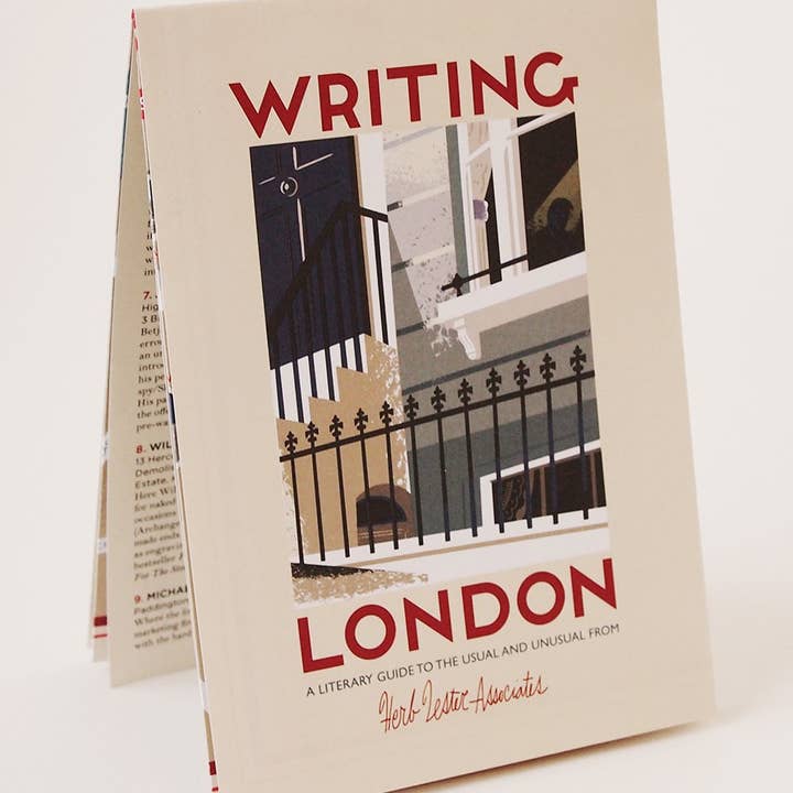 Herb Lester Associates - Wholesale Book - Adult - Writing London - Literary Map & Cultural Guide