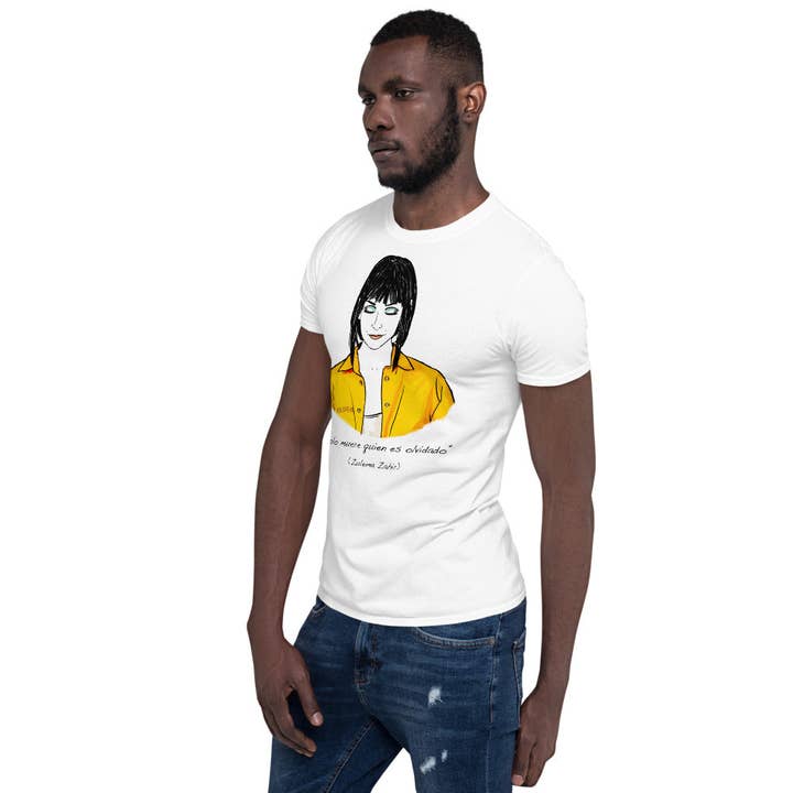 El loco del Pelo Rizo - Wholesale Screen Printed T-Shirt - Unisex - Unisex t-shirt, Zulema