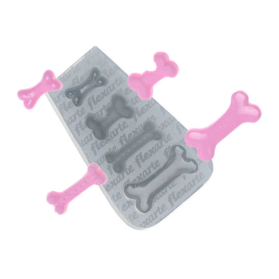 Flexarte USA - Wholesale Chocolate/Candy Mold - Dog Treats Bones Silicone Mold Cake Cupcake Decorating Fondant Baking Mold Chocolate Candy Mould DIY0