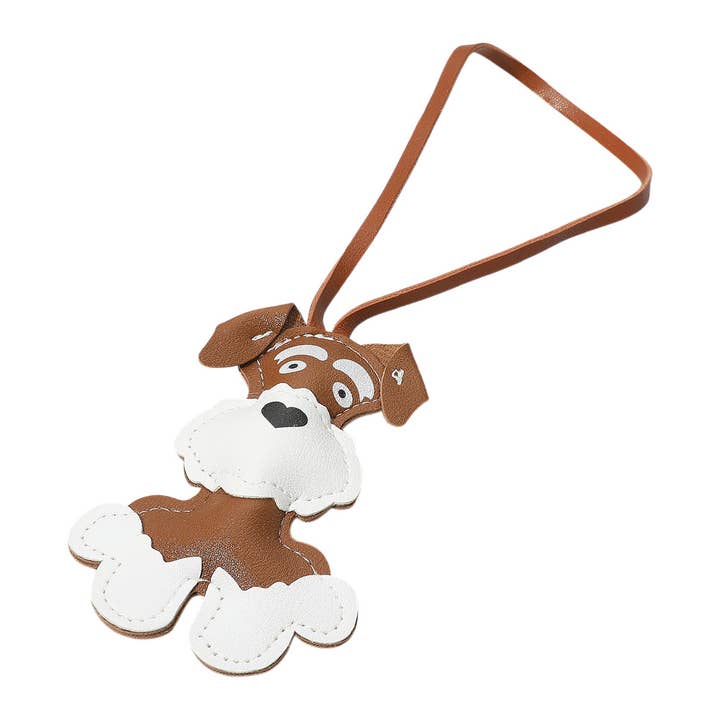 Sensibling Corp. - Wholesale Purse/Bag Accessory - Women's - Faux Leather Adorable Dog Bag Charm4