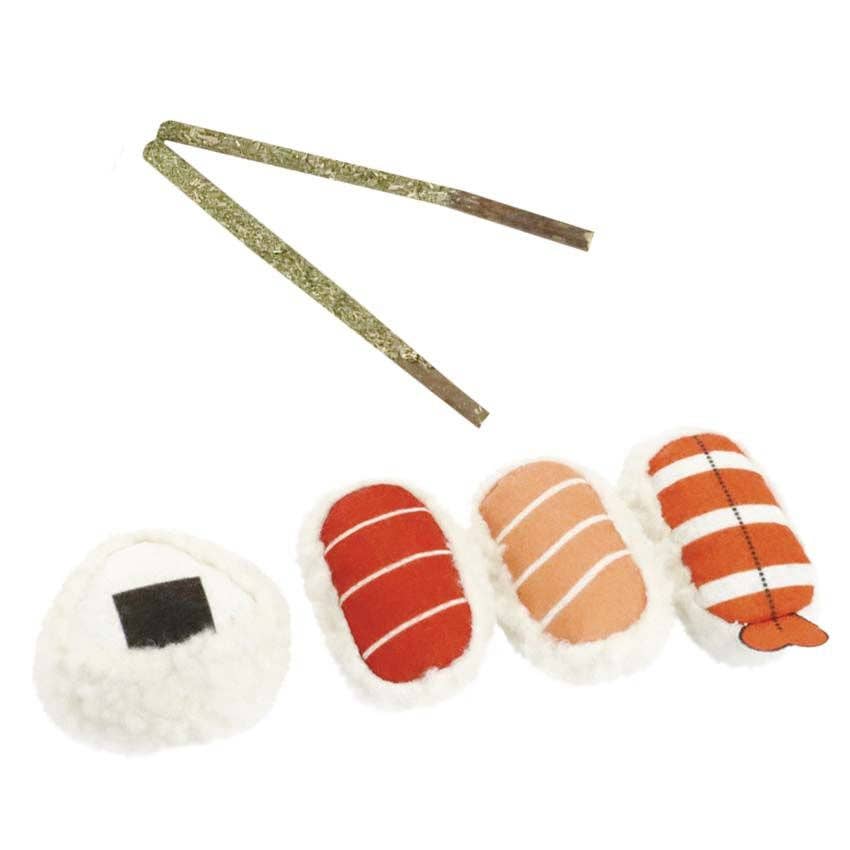 Croci - Wholesale Pet Toy - Cat - Plush toy for cats - Sushi Box 6pcs0