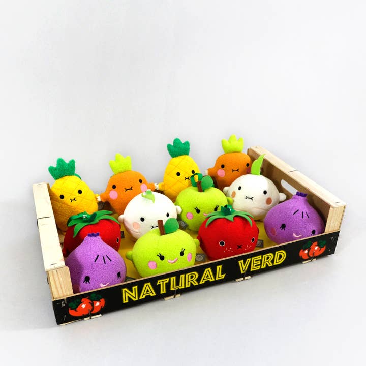 Noodoll - Wholesale Knuffels - Kinderen en baby - Mini knuffel - Riceananas - Gele ananas