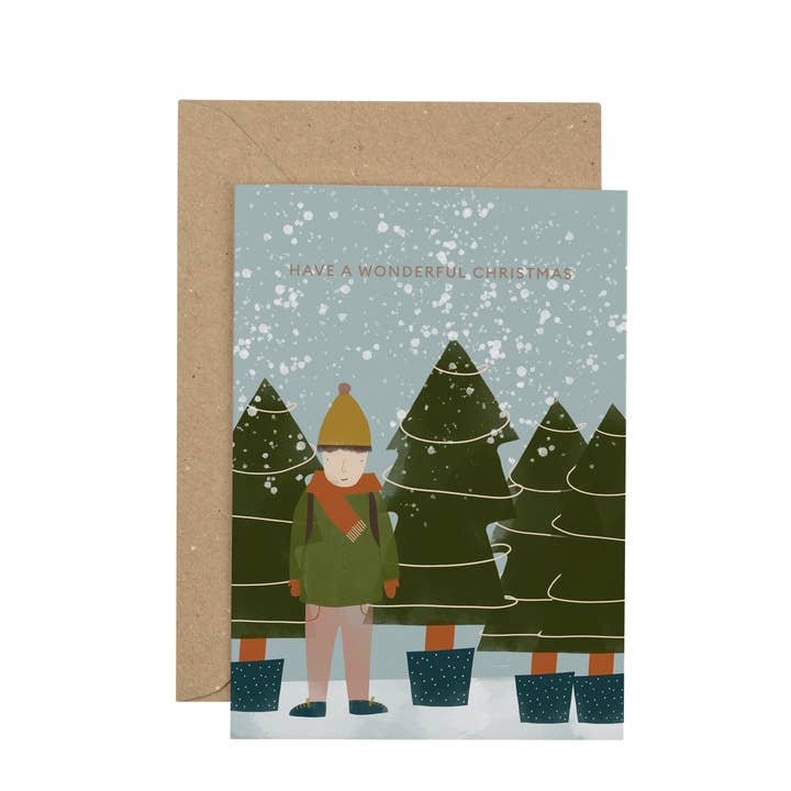 'Christmas Love' Christmas card for wholesale by Plewsy