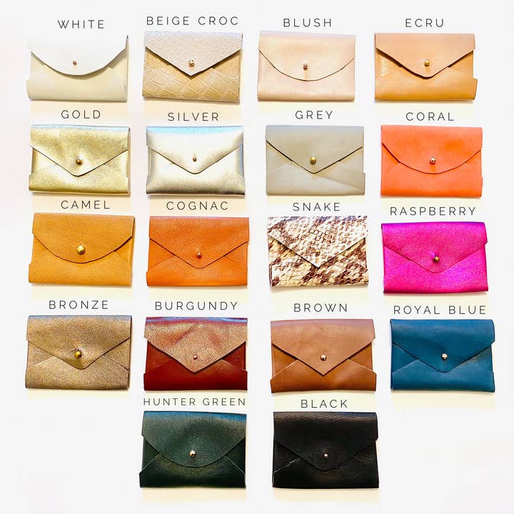 Maple + Love - Wholesale Wallet - Women's - Mini Leather Envelope Wallet2