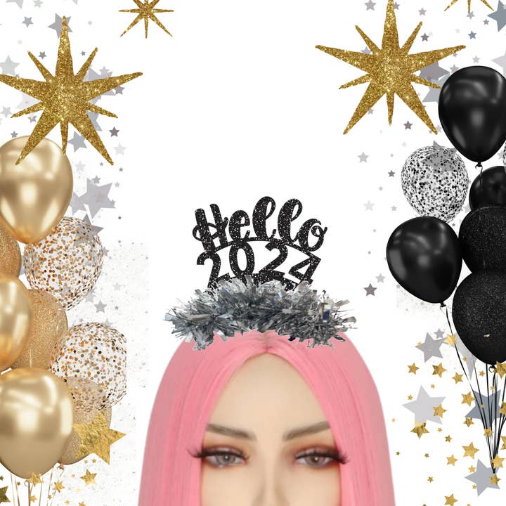 Bandeau de réveillon du Nouvel An, décorations de réveillon du Nouvel An, fête de New York pour la vente par Urenvited