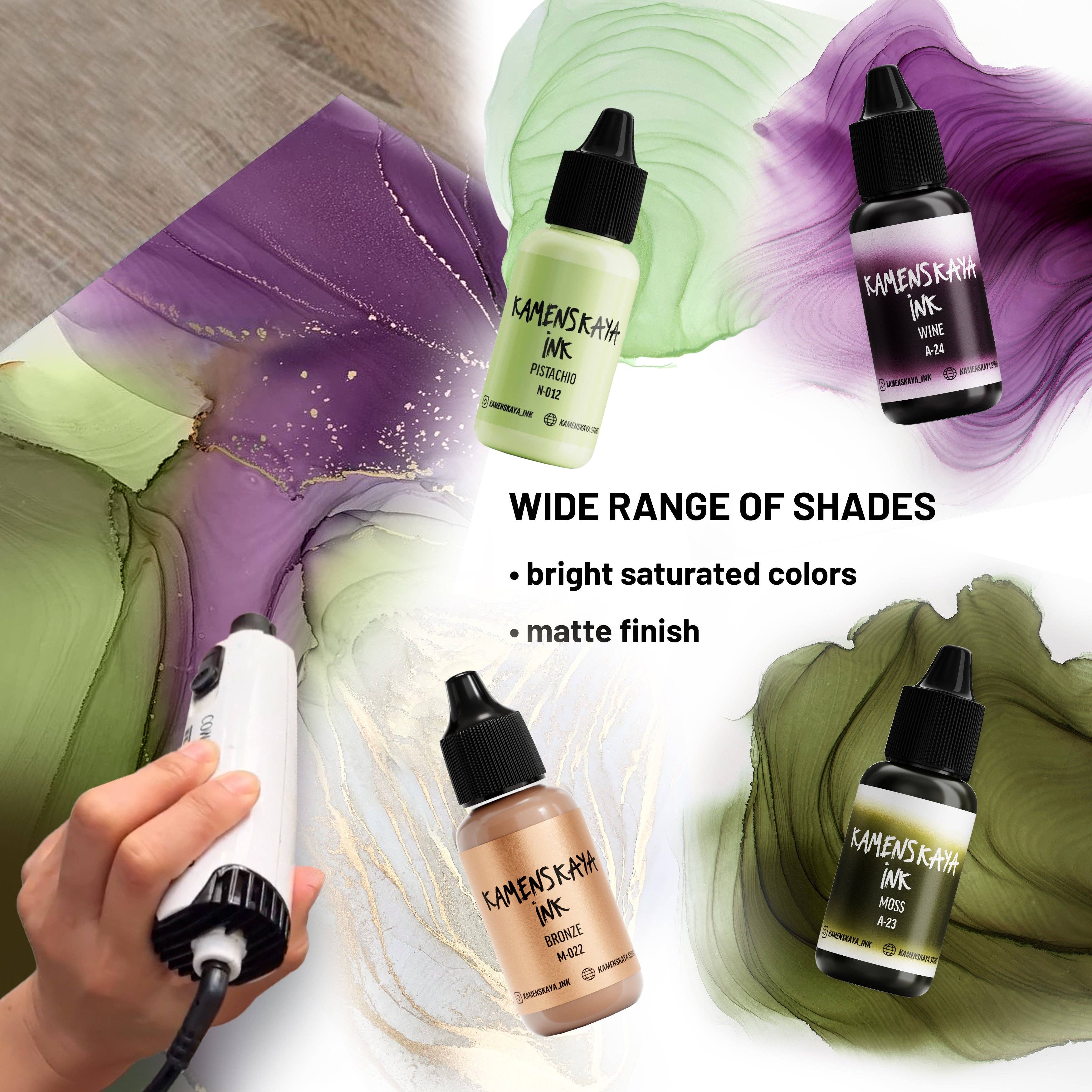 KAMENSKAYA - Wholesale Craft Supplies - Alcohol Ink A-24 'Wine'3