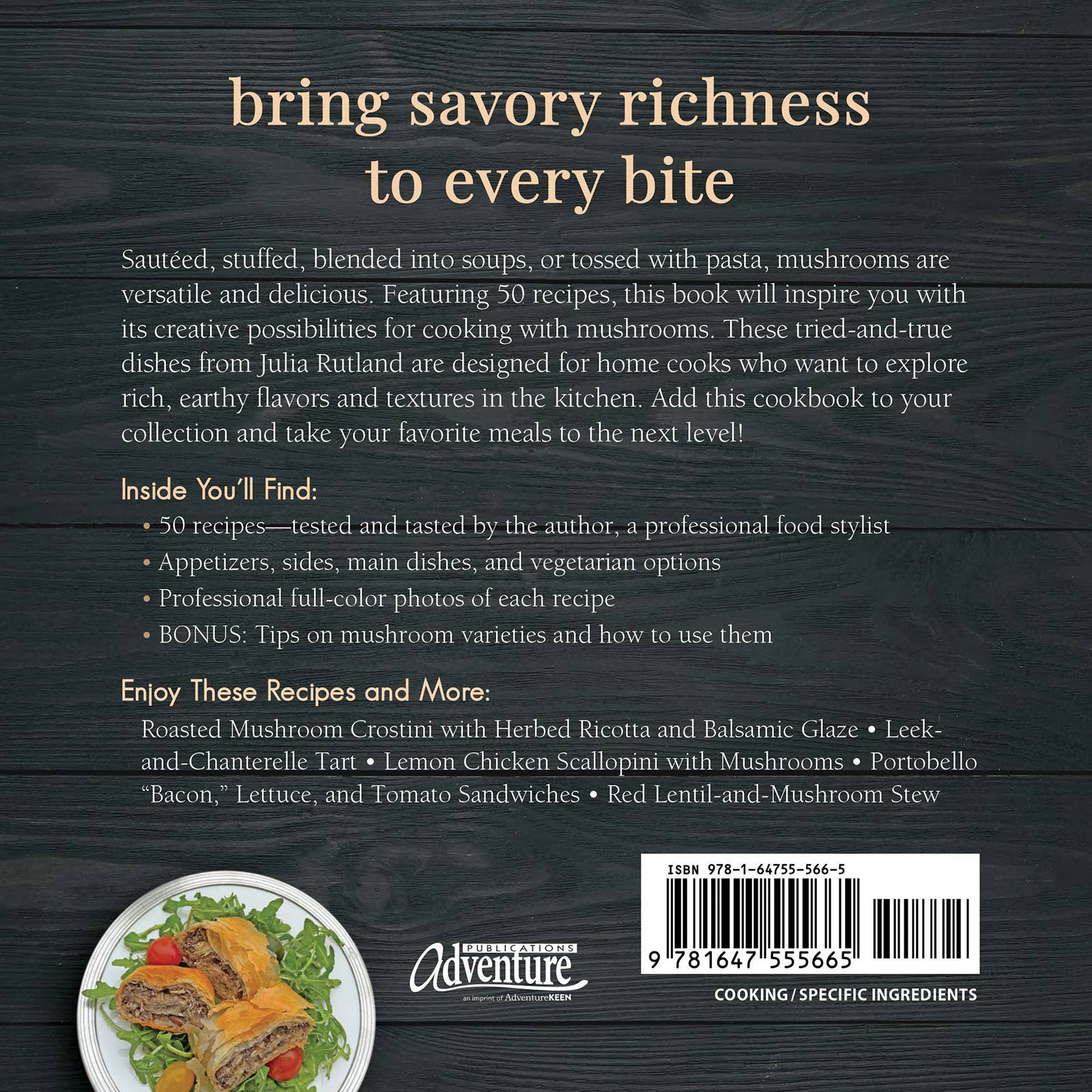 AdventureKEEN - Wholesale Cookbooks & Food - Mushrooms Cookbook1