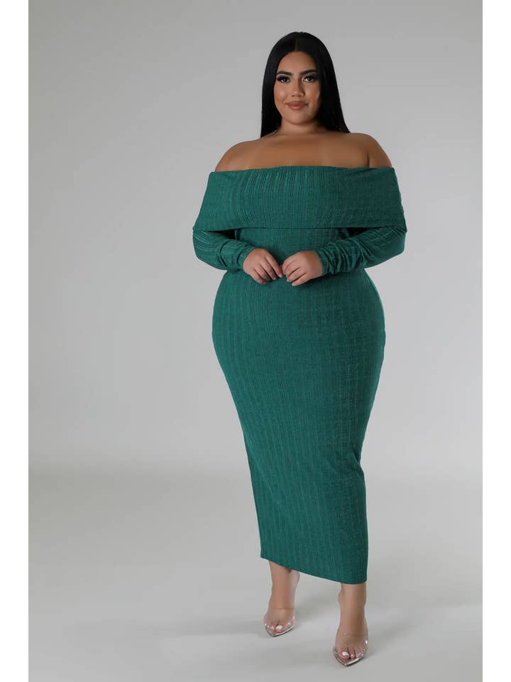 BJ's Closets - Wholesale Dress - Women's - Pace Yourself Dress Plus-Green4