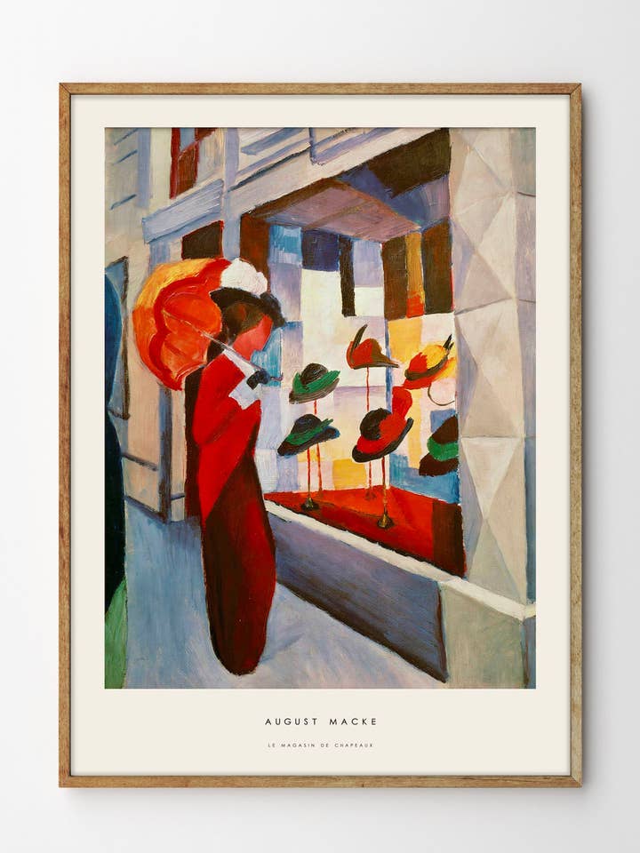 August Macke, Hatbutikken for engroshandel hos Gustave