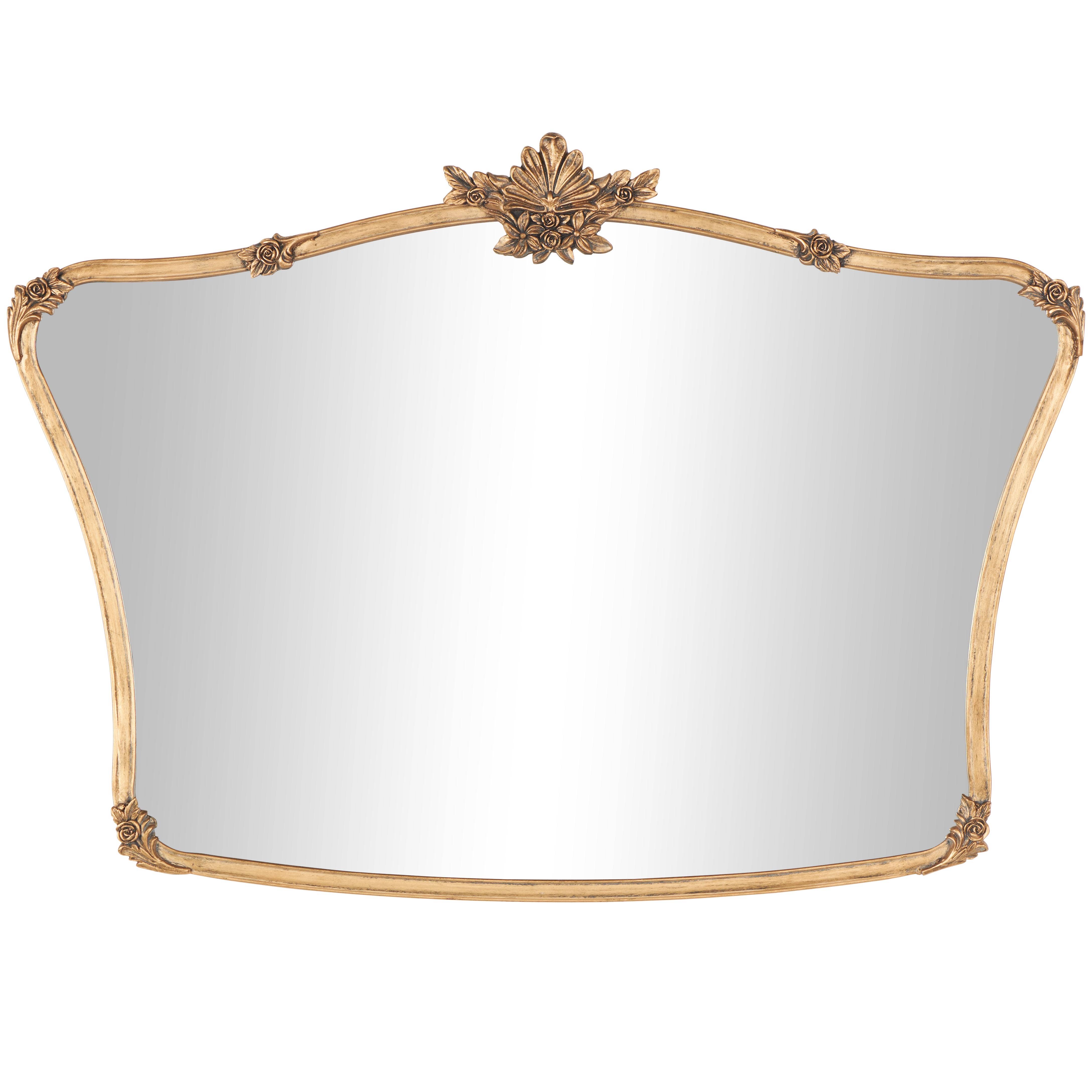 Deco Marché - Wholesale Wall Mirror - Vintage Gold Metal Wall Mirror0