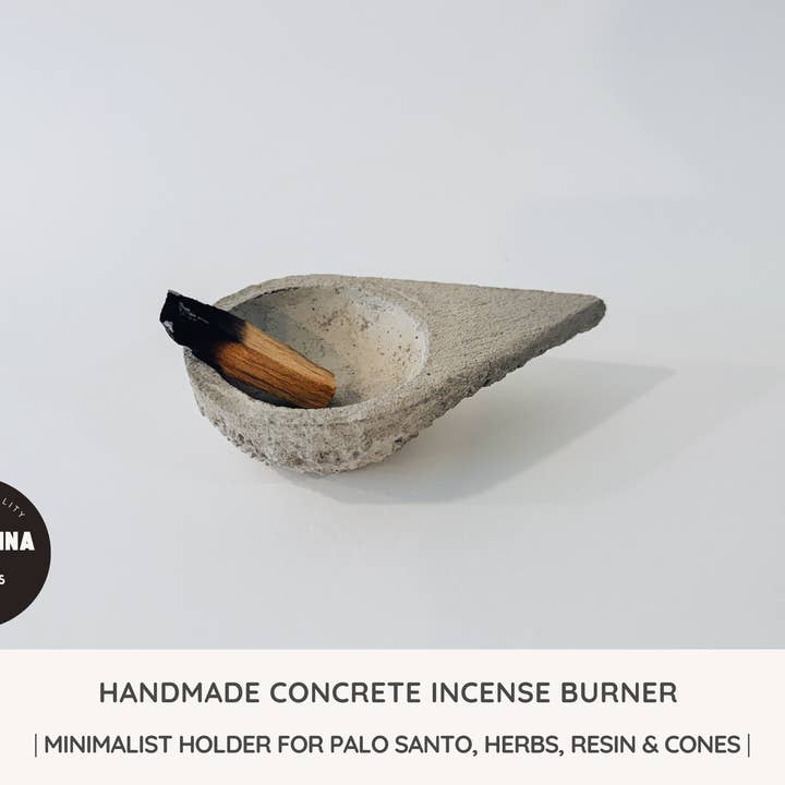Giuseppina Shop - Vendita all'ingrosso Portaincensi - Portaincenso in cemento - Bruciatore di incenso + PALO SANTO GRATIS!