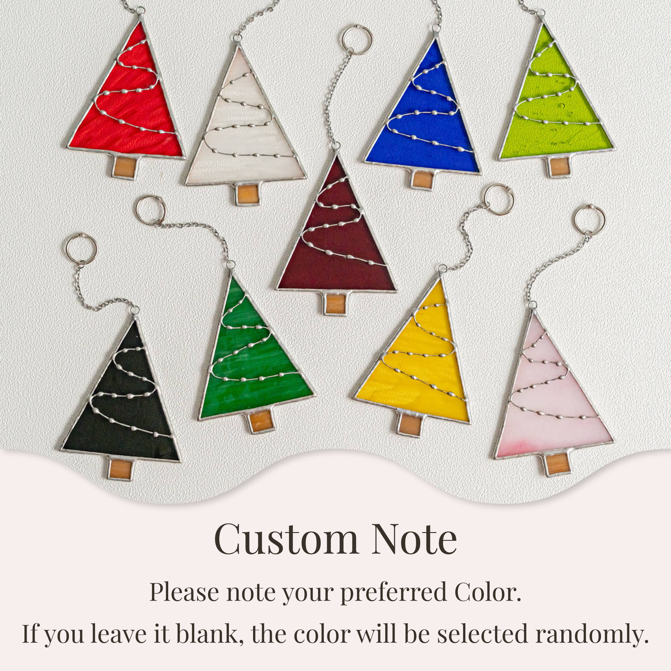 MondoBellissimo - Vente Attrape-soleil - Ornements de sapin de Noël en vitrail pour décoration de fête F913