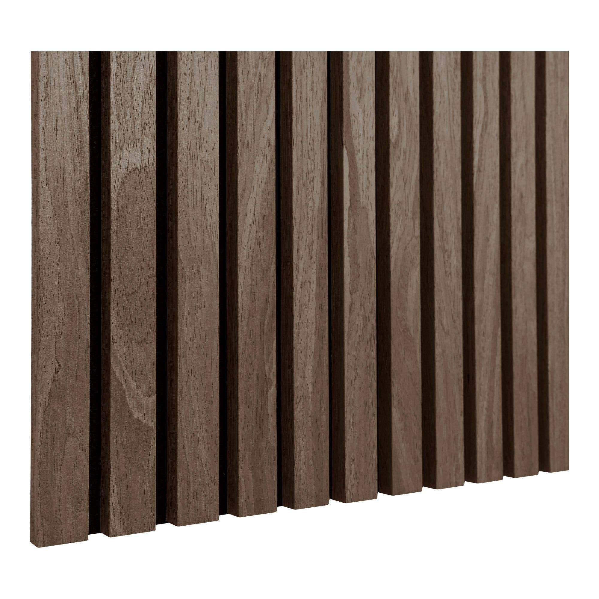 Brown Acoustic Panel - Wood veneer. walnut look 2400x600x22 mm for wholesale on Faire4