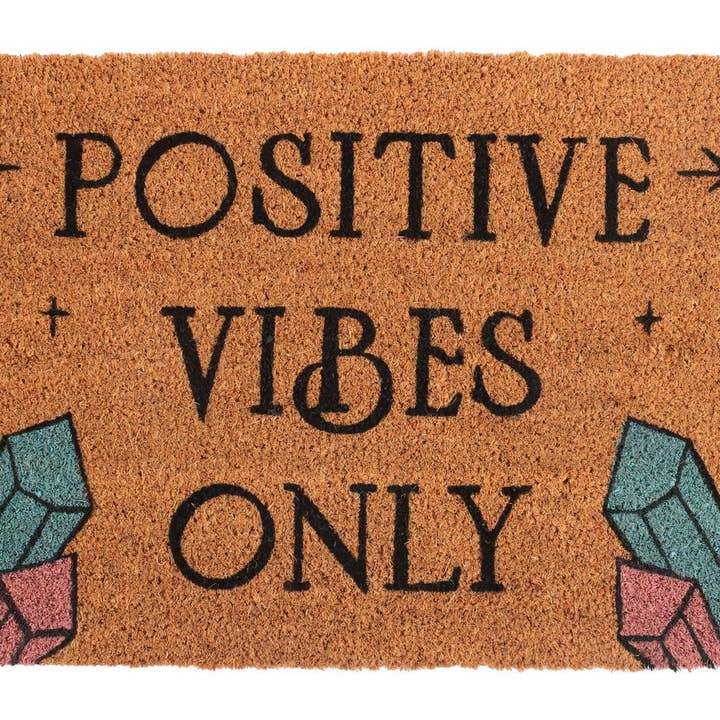 Pacific Trading – wholesale Door mat – Positive Vibes Only Doormat Home Decor2