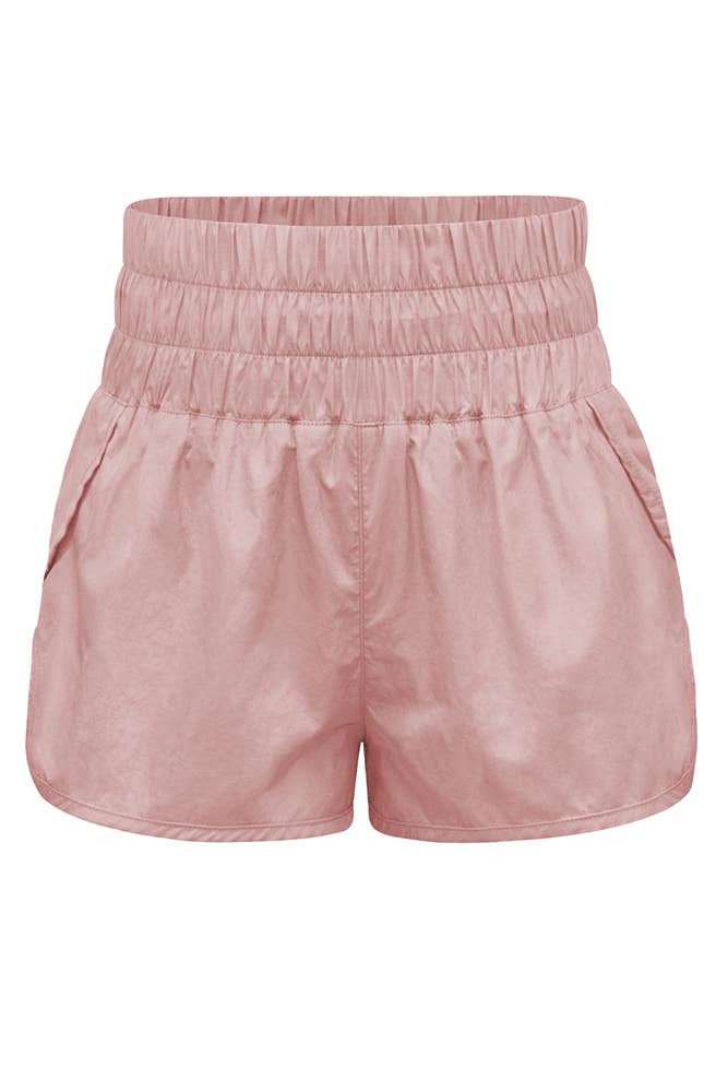 UNISHE - Wholesale Athletic Shorts - Women's - High Waist Elastic Sportswear Running Shorts ZZKF5099