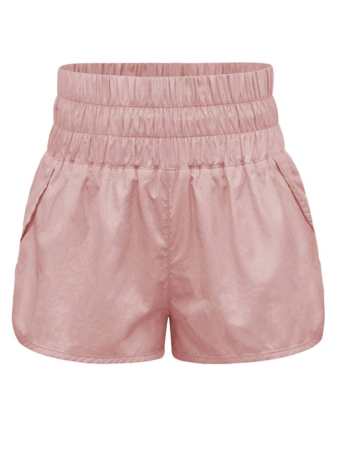 UNISHE - Wholesale Athletic Shorts - Women's - High Waist Elastic Sportswear Running Shorts ZZKF5099