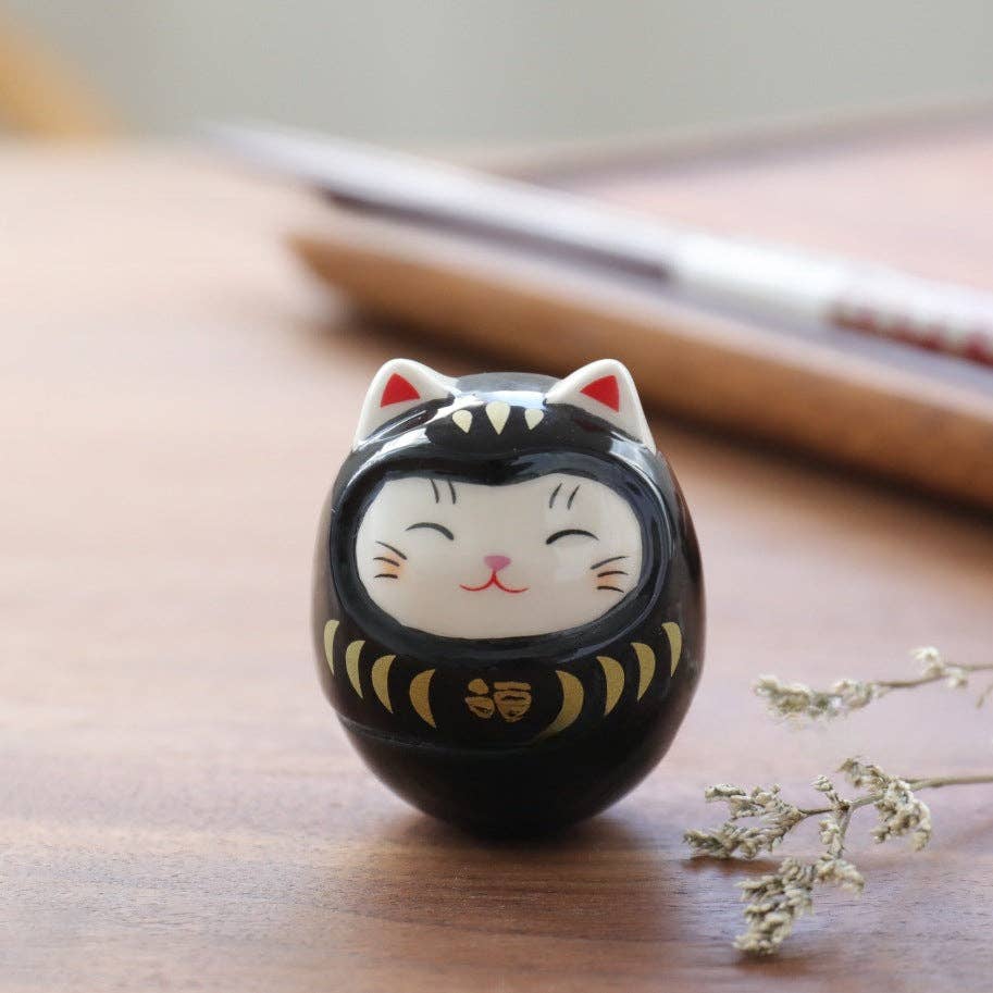 Gohobi （We cover U.S. import duties） - Wholesale Decorative Figurine - Gohobi Handmade Ceramic Lucky Cat Ornament Tumbler0