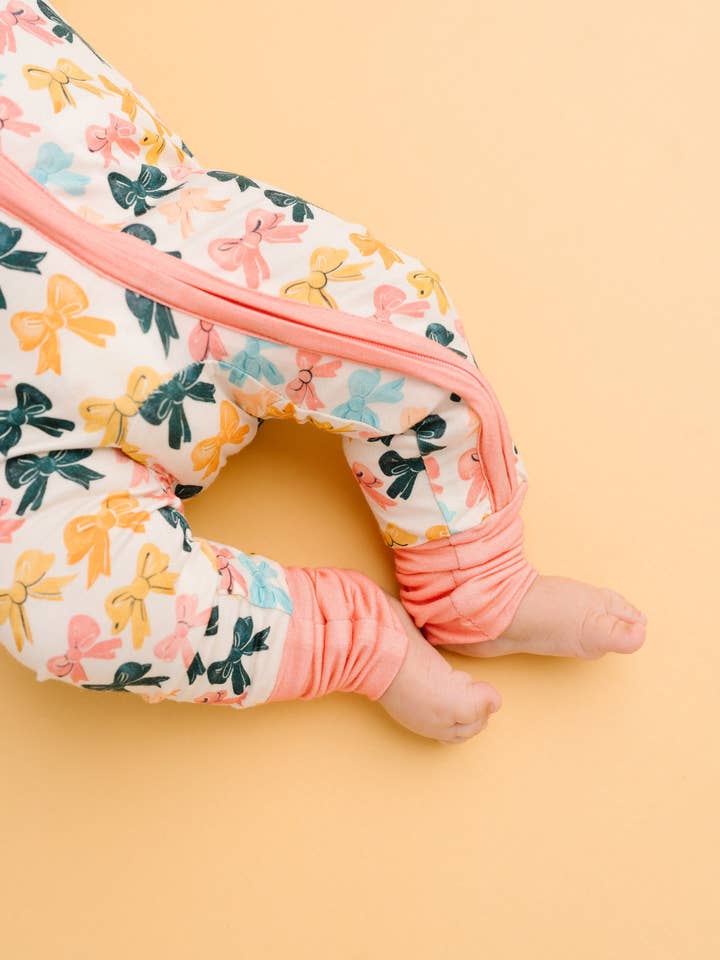 Little One Shop - Wholesale Clothing Set - Baby - Boho Bows Bamboo Sleeper2