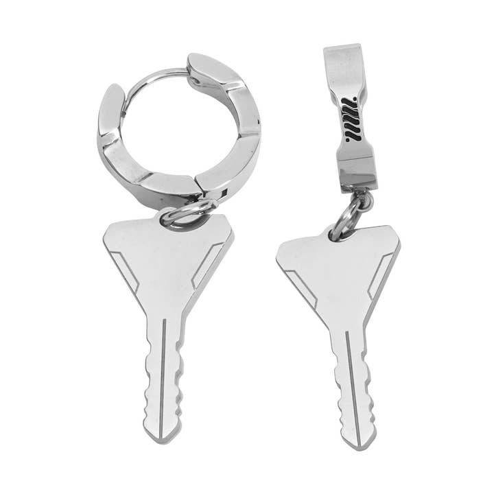 Pendientes de acero inoxidable FBRC Key para venta al por mayor de Fabric of the Universe