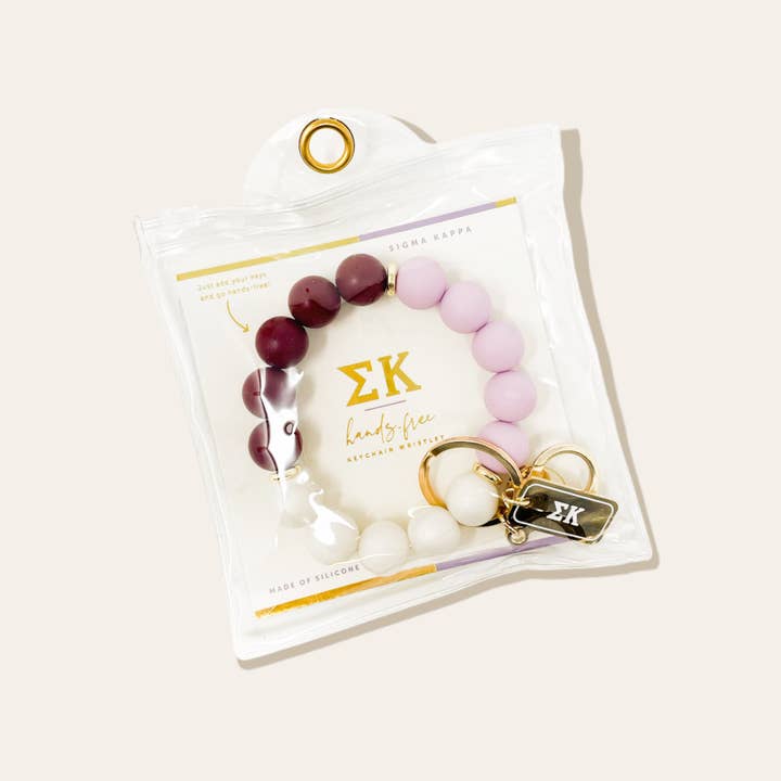The Darling Effect - Wholesale Keychain Bracelet - SORORITY SALE - Hands-Free Silicone Keychain Wristlet29