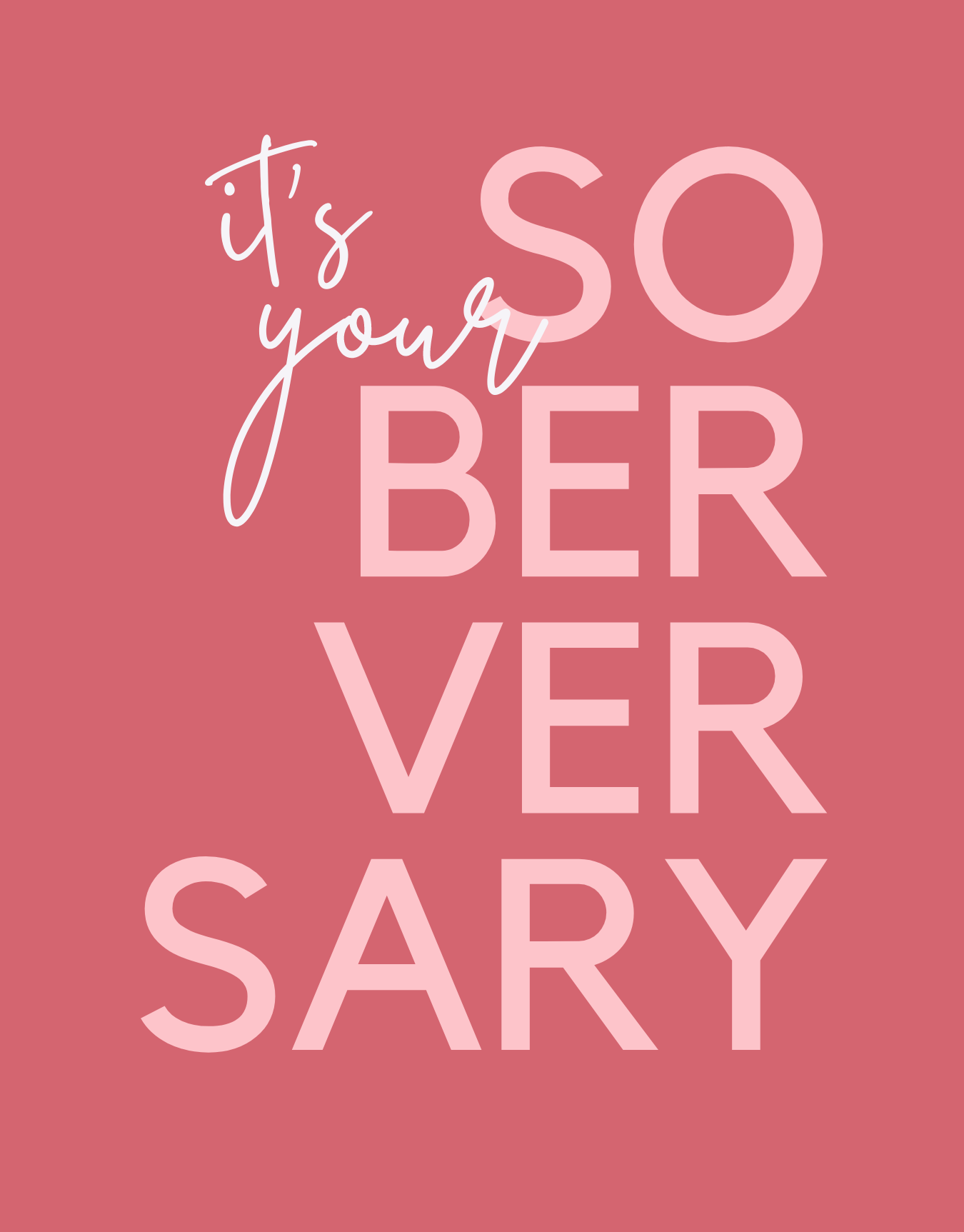 CheerNotes Greeting Cards & Stationery - Wholesale Congratulations Card - It's Your Soberversary - Sobriety Anniversary or Milestone Card1