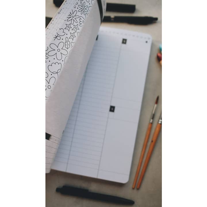 Rad & Happy - Wholesale Planner - 8x10 Undated Education Planner - Doodle Edition7