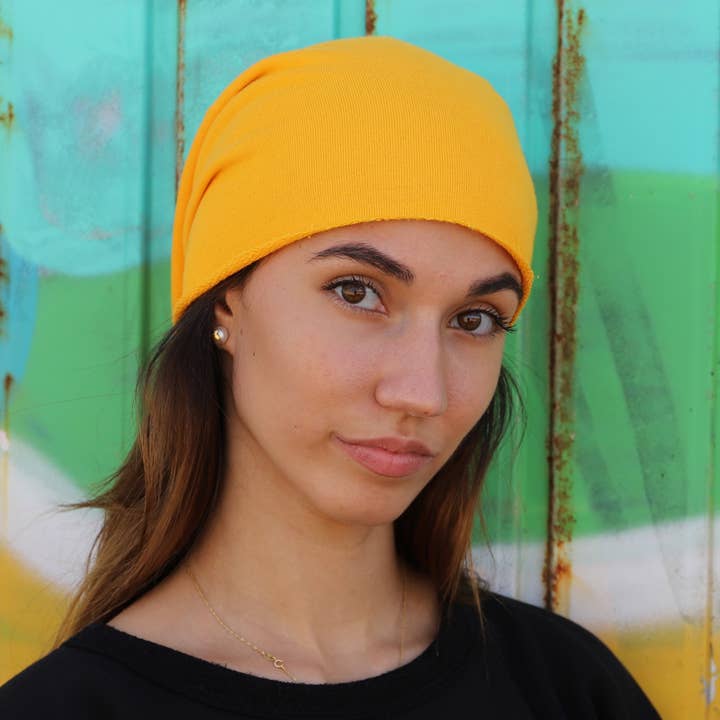 487 cappelli a cuffia cromati, tessuto felpa, personalizzabile per la vendita all'ingrosso da parte di Purple Sardine