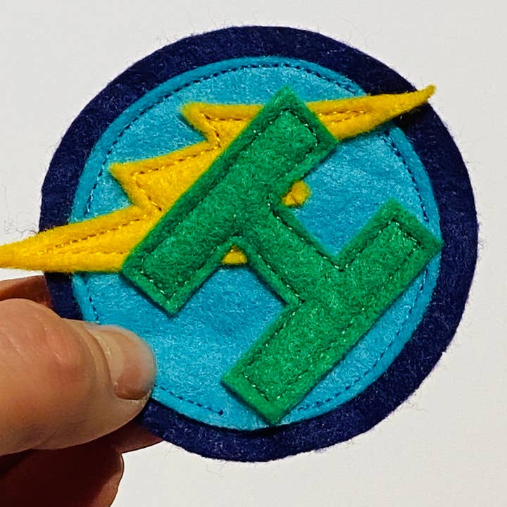 The Flat Of Kat - Wholesale Badge accessory – Unisex - Superhero Personalised Badges With Initial1