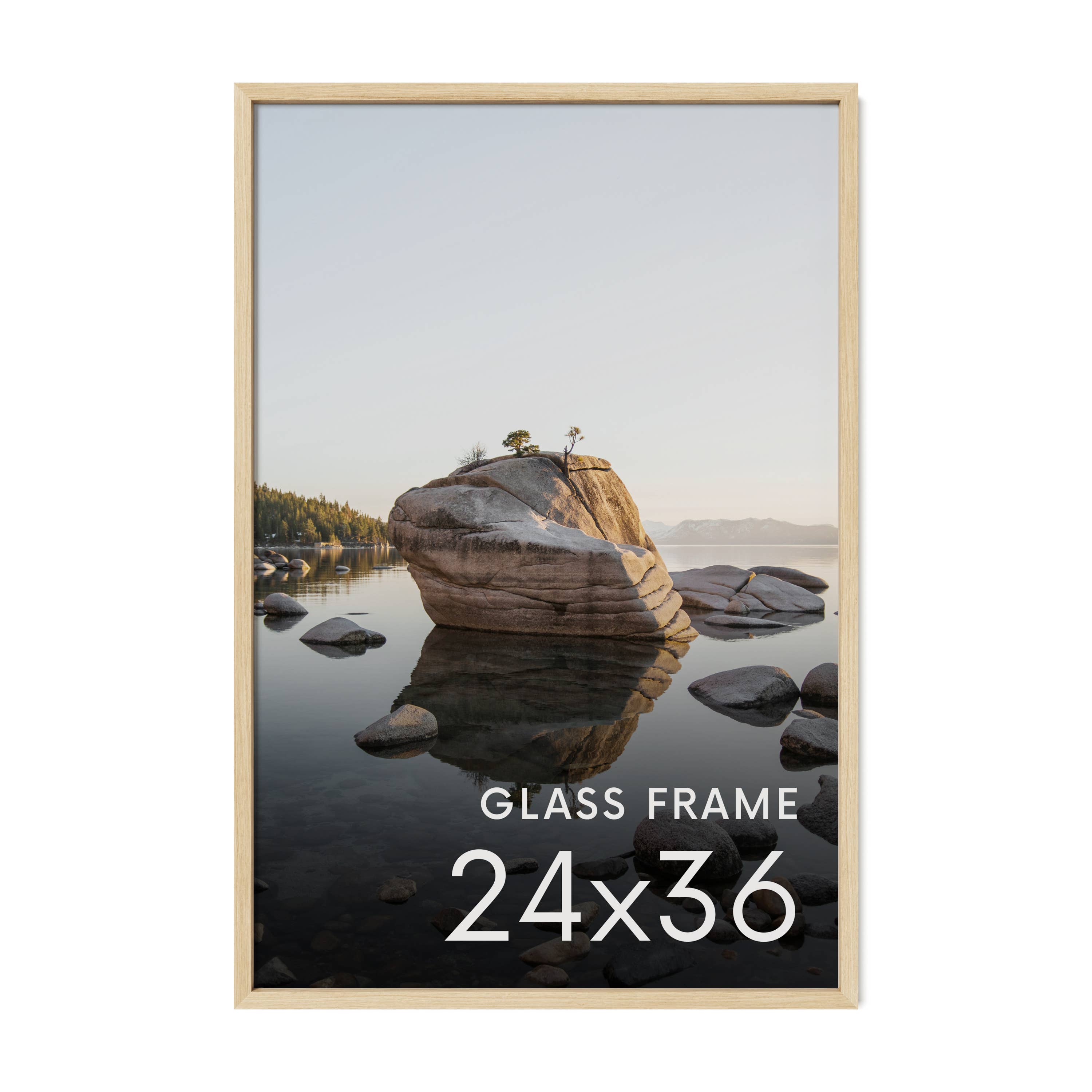 Haus and Hues - Wholesale Picture Frame - Natural Oak Frame with Glass19