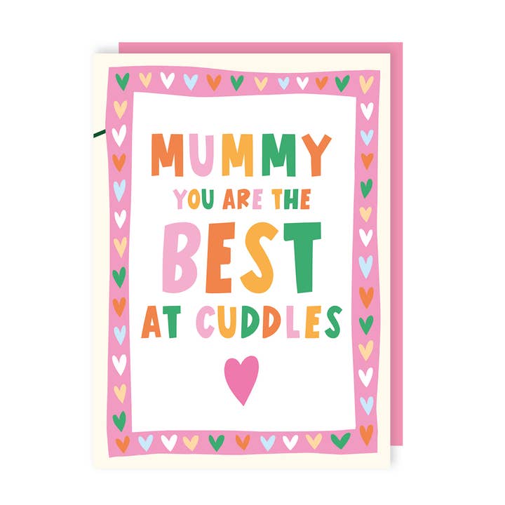 Best at Cuddles Mother's Day Card for wholesale by Lucy Maggie Designs