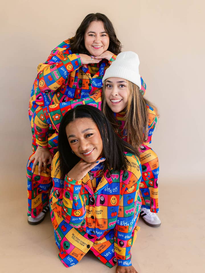 Taby Originals - Wholesale Lounge Set - Women's - TABY ORIGINAL: Working On Myself Plisse Pant Set IN SIZES XS-5X***2