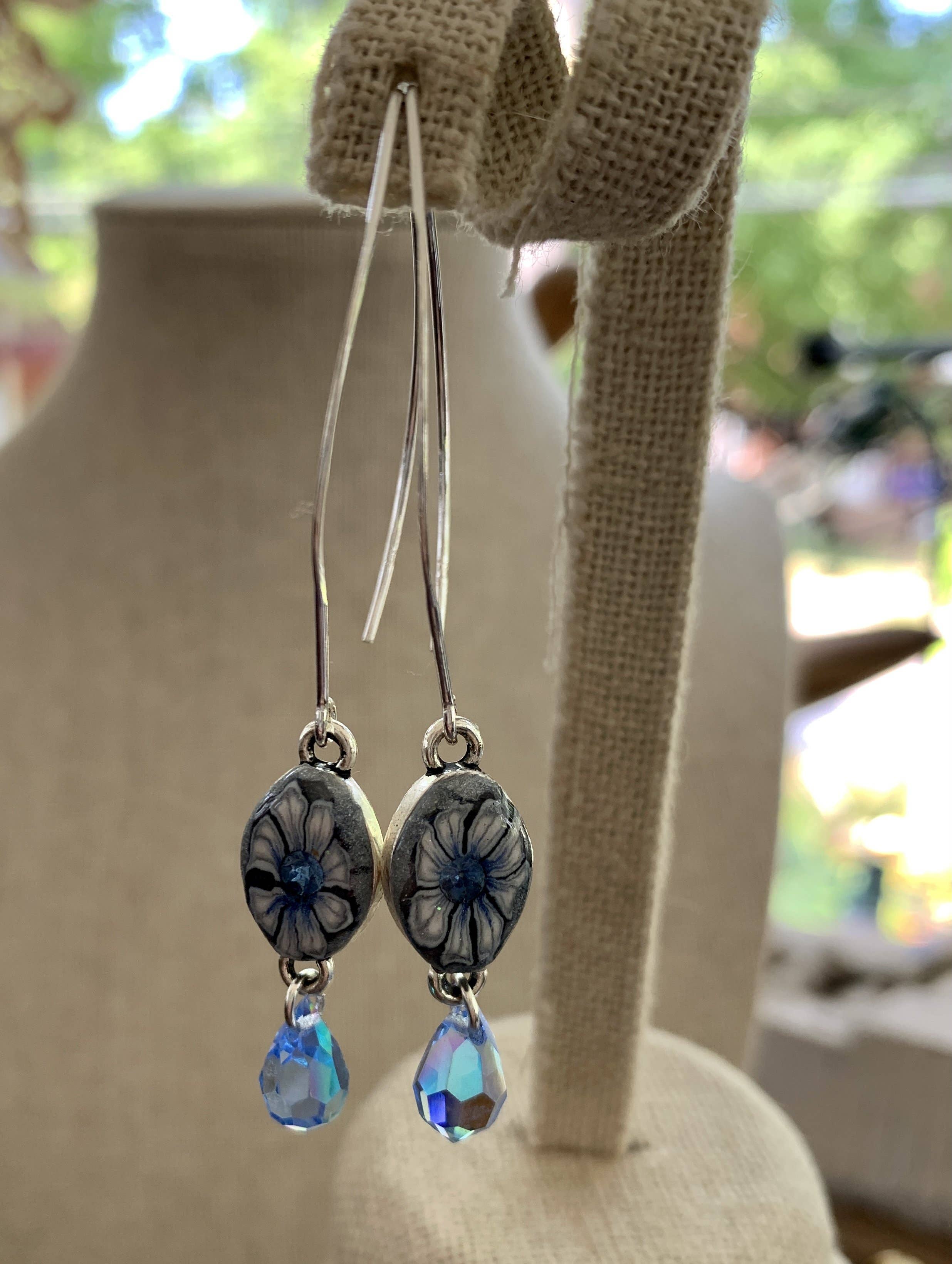 Catie Raymond Designs - Vente Boucles d'oreilles pendantes - Boucles d'oreilles Marquise Classique2