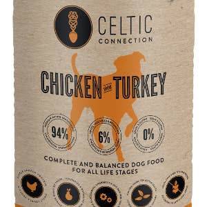 Celtic Connection Holistic Pet Food - Wholesale Pet Food - Dog - CHICKEN with TURKEY - Tinned1