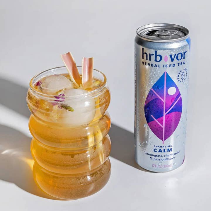 hrbvor (her-biv-ore) | functional herbal teas - Wholesale Iced Tea - CALM | Sparkling Herbal Iced Tea | 12oz Can3