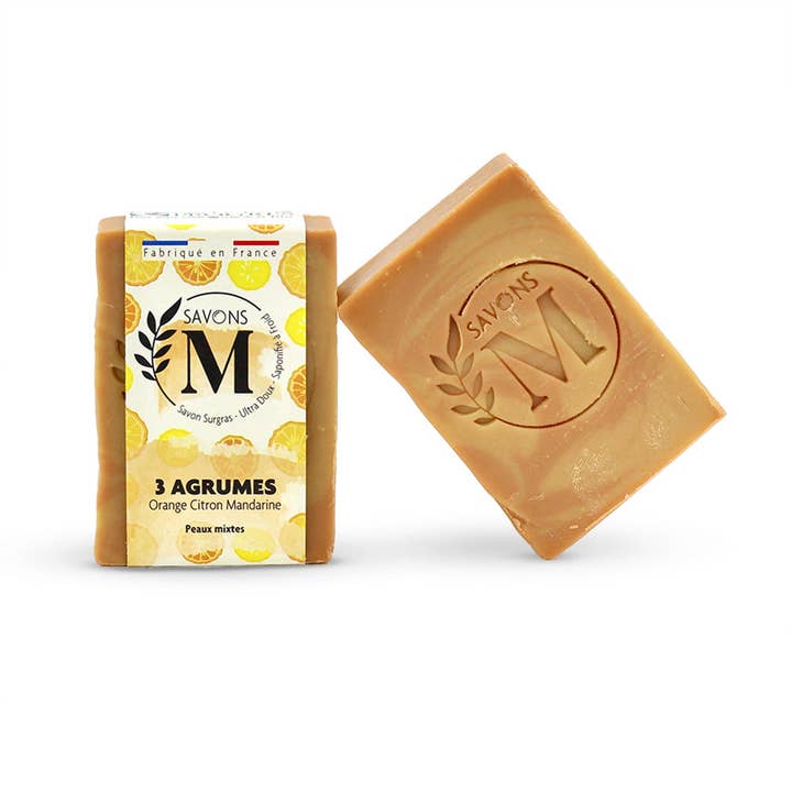 3 Citrus soap for wholesale by Savons M