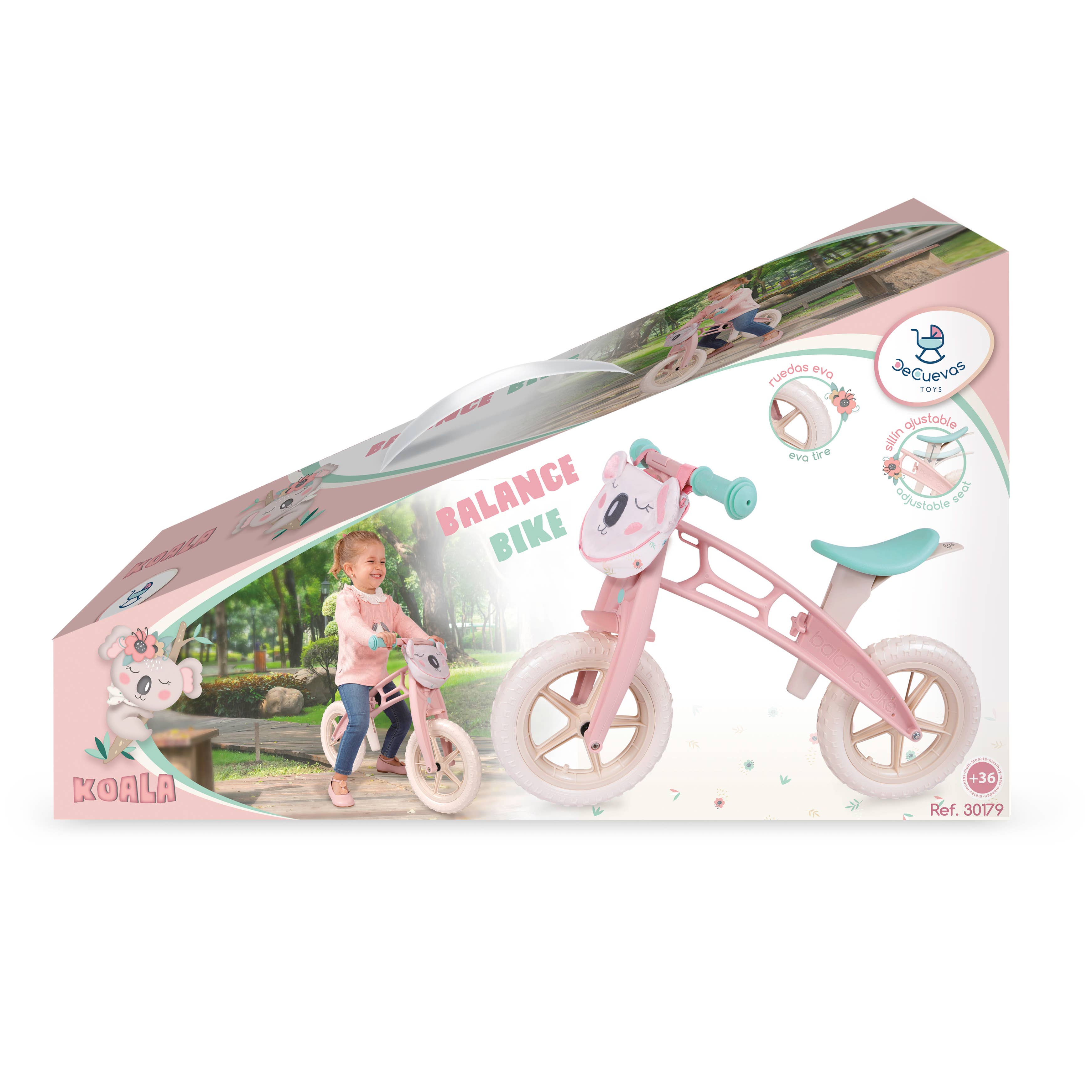 DeCuevas Toys - Wholesale Bike/Scooter - Kids - 30179 “KOALA” BICYCLE WITHOUT PEDALS7