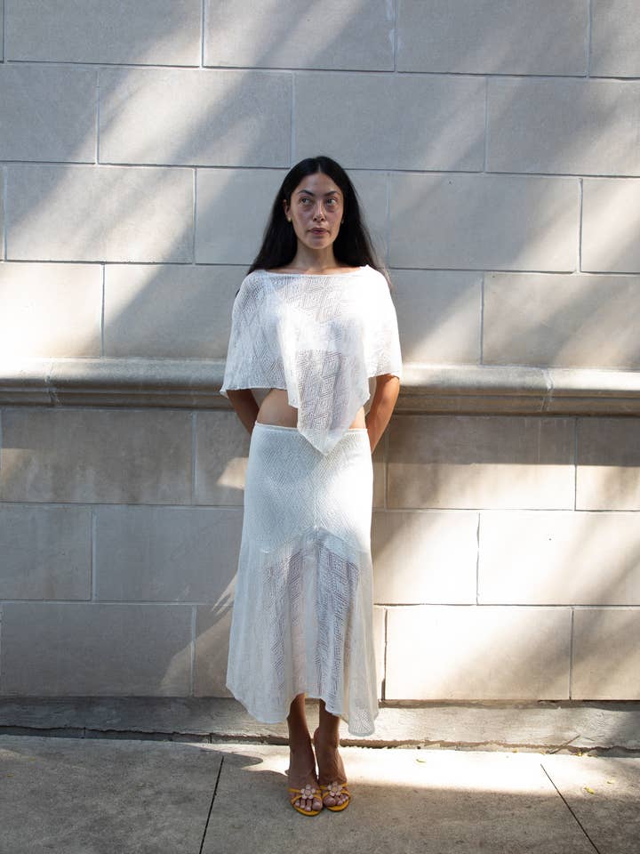 Bareminimale - Wholesale Poncho - Women's - LUCKY CROCHET PONCHO2