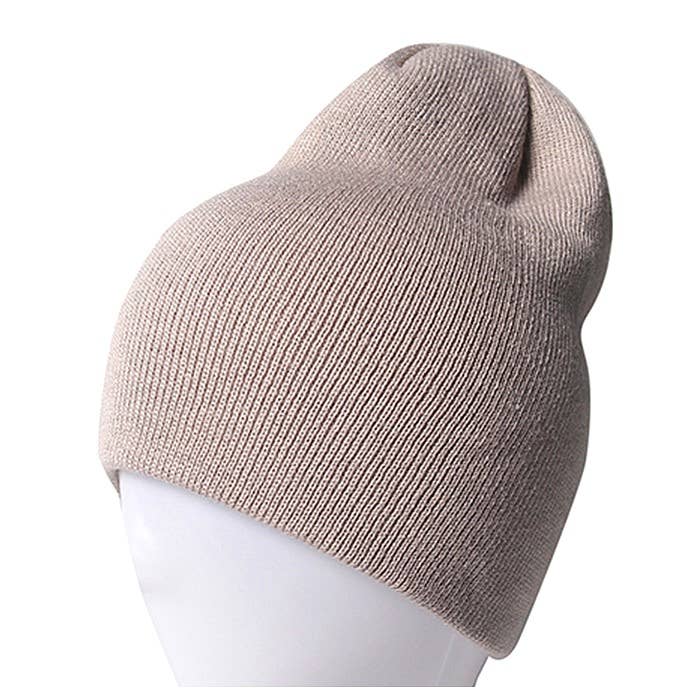 Diacly - Wholesale Beanie - Unisex - Soft Warm Unisex Solid Color Knitted Beanie short length19