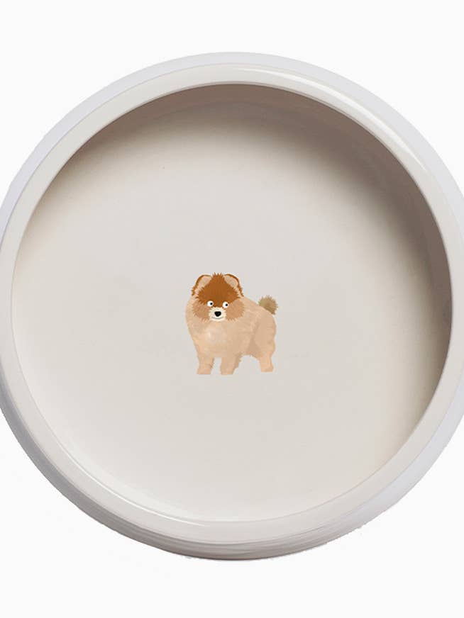 Ciotola per cane Pomerania per la vendita all'ingrosso da parte di Fenella Smith London