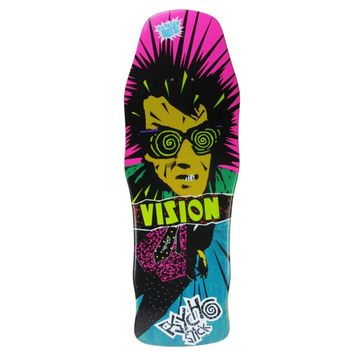 Rat City Sk8 Shop – Engroshandel Sportsudstyr – Vision Original Psycho Stick Teal Stain Deck - 10,0"0