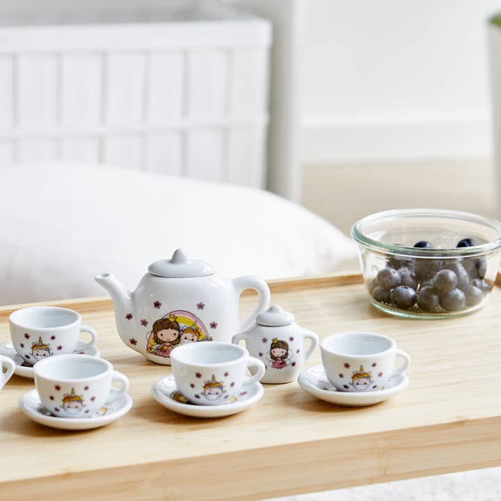 Barbo Toys - Wholesale Toy Feeding Set - Kids - Lillie & Ellie - Porcelain Tea Set 2