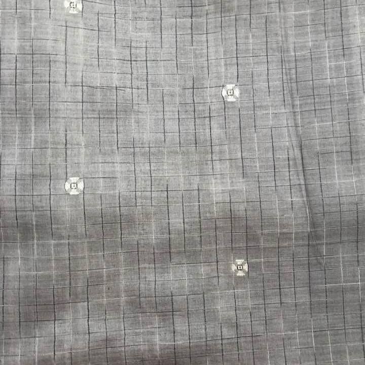 Grey Tussar Silk for wholesale by Deidaa