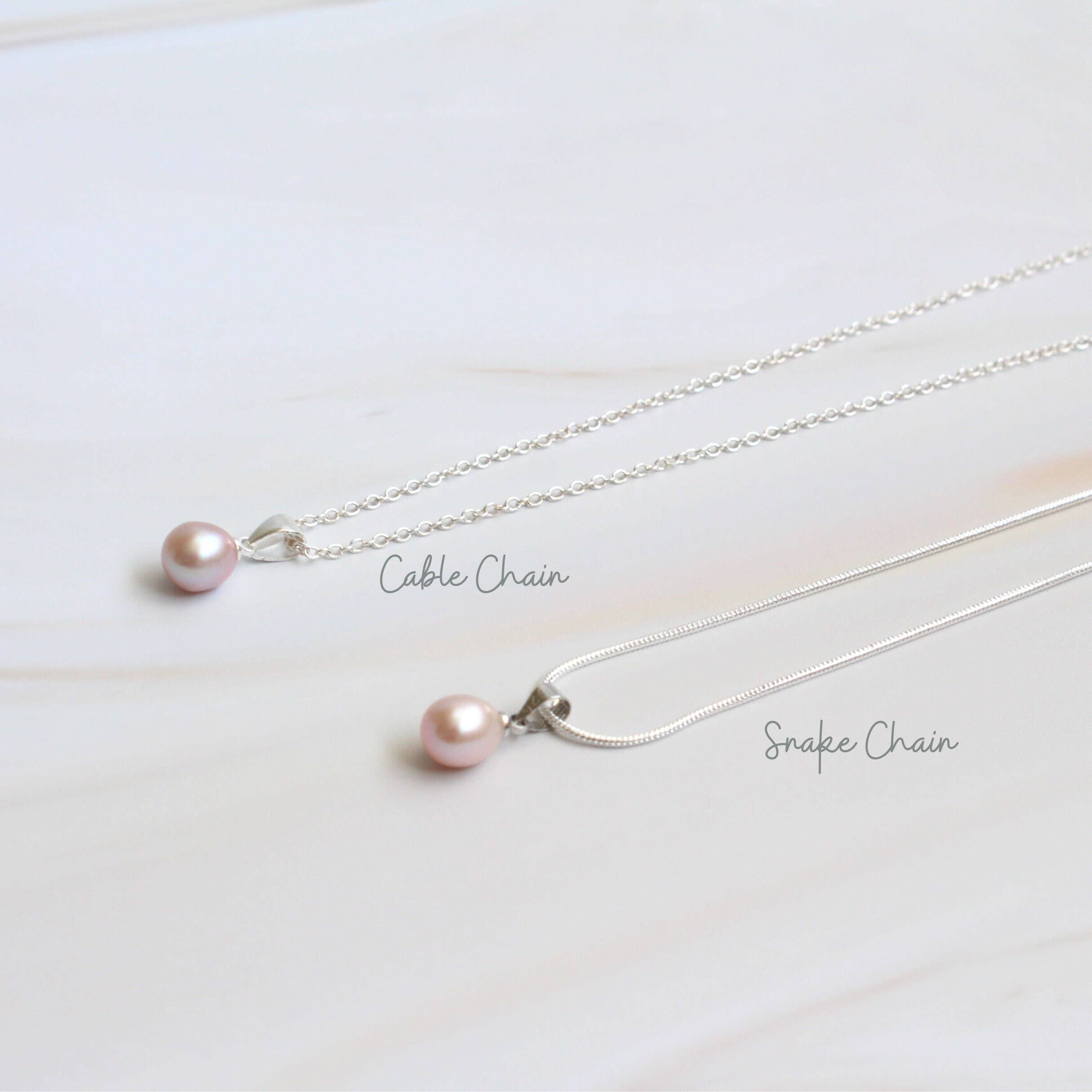 iBijoux - Venta al por mayor Collares con colgantes/abalorios - Collar de perlas de agua dulce auténticas (1N01a)3