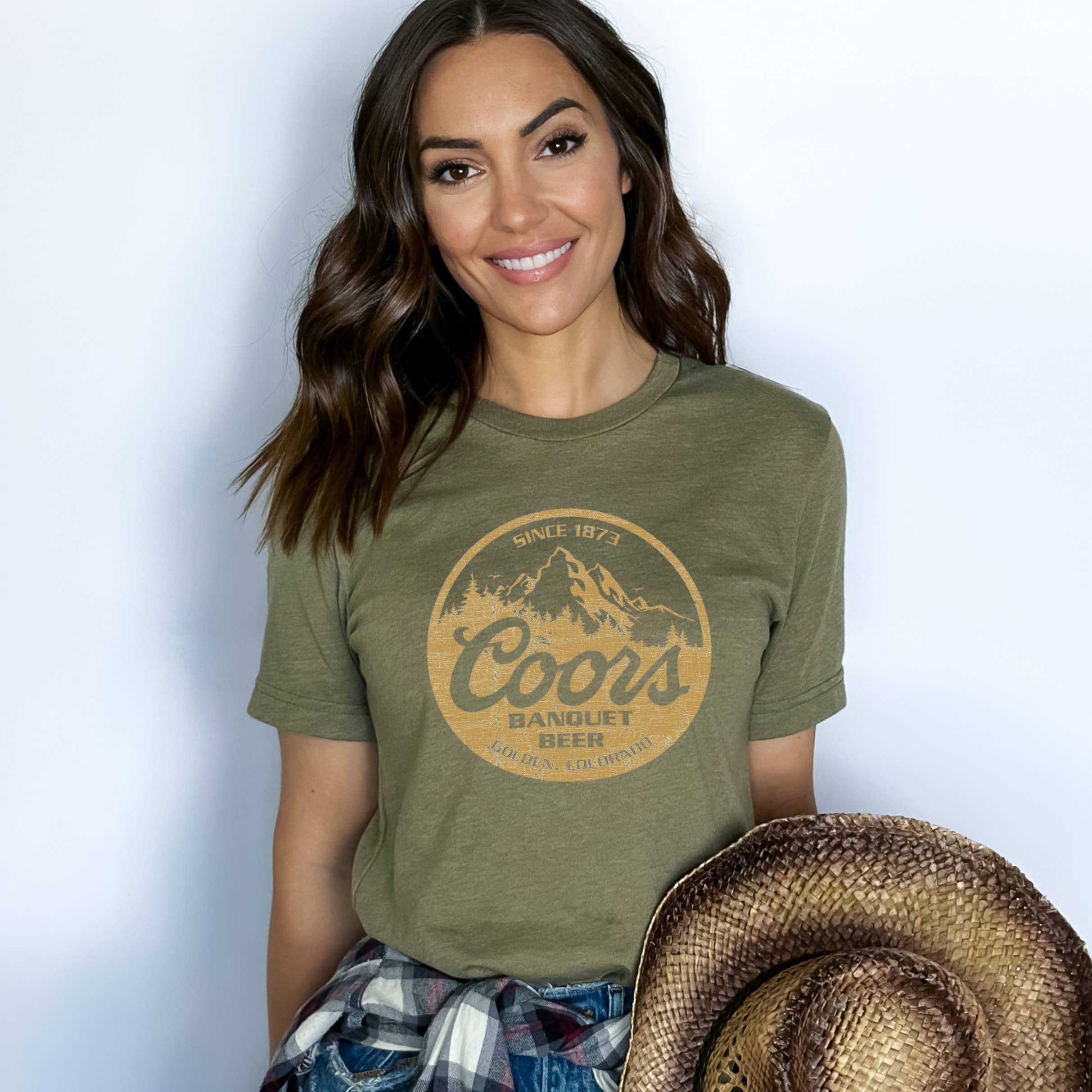 Dakota Soul Tees - Wholesale Screen Printed T-Shirt - Women's - Coors Banquet Beer Shirt | Coors Beer Shirt | Rodeo Tee3