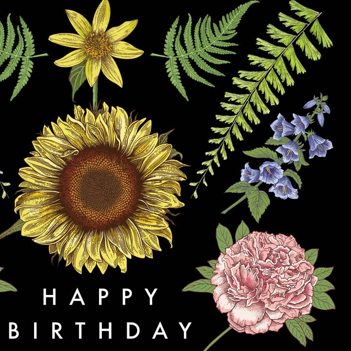 Brook Isle - Wholesale Birthday Card - Birthday Garden 5x7 Single Greeting Card1